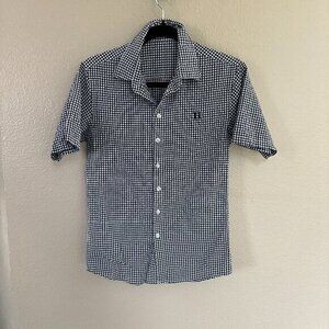 Shein‎ Men's Blue and White Button Up Shirts Size Small